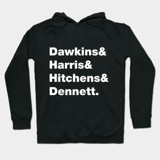 Dawkins, Harris, Hitchens & Dennett - Four Horsemen of the non-Apocalypse Hoodie